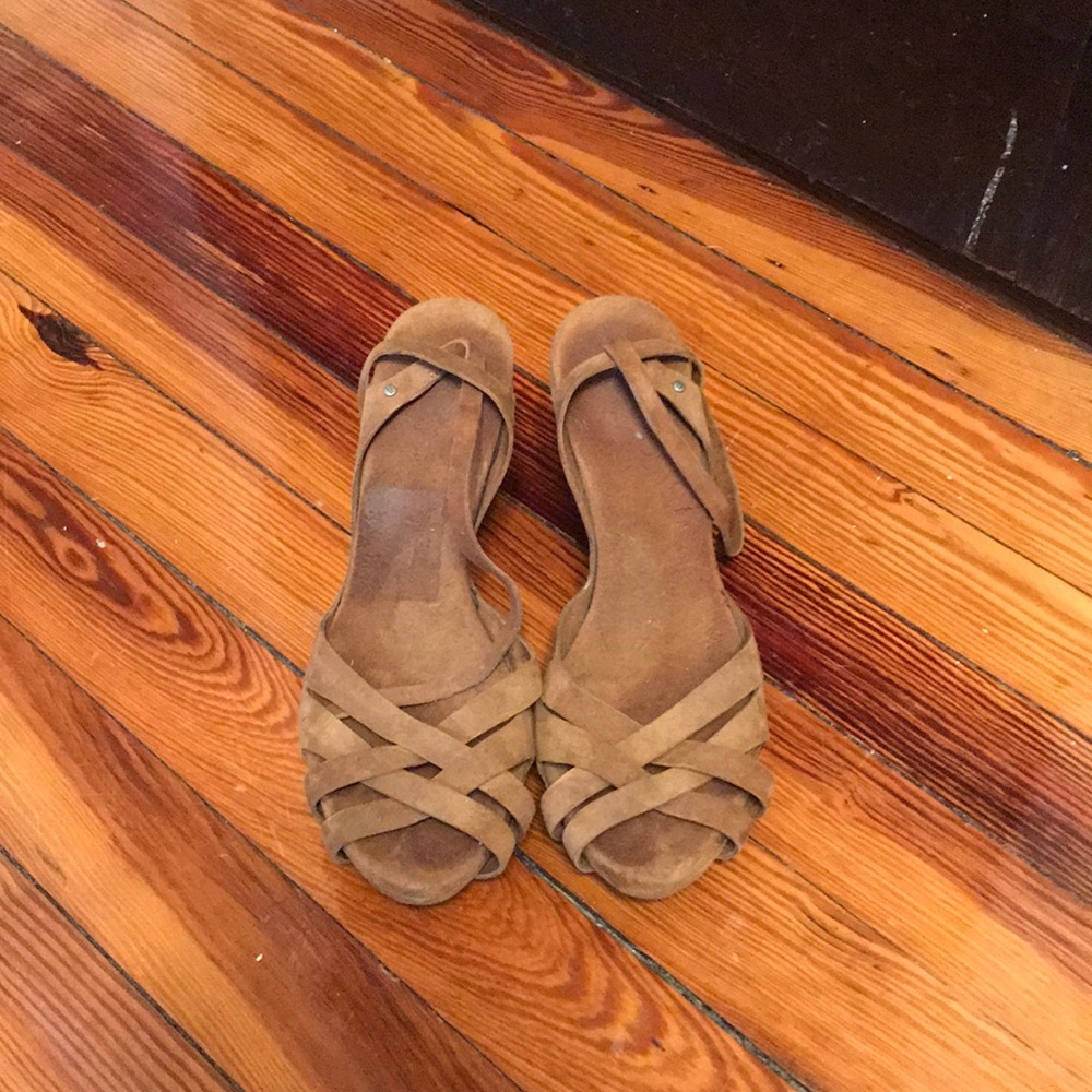 A pair of Ugg wedges size 8